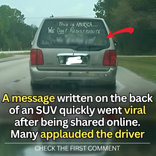 Controversial SUV Message Sparks Heated Online Debate